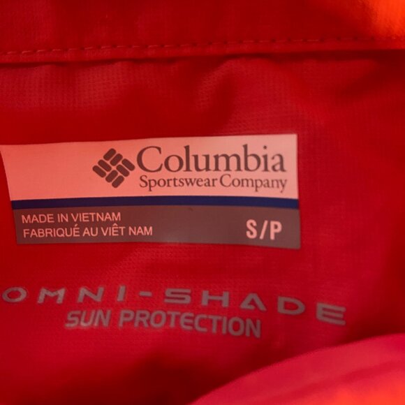 **Columbia** Omni-Shield Button Up Roll Long Sleeve Shirt Small - Picture 3 of 4